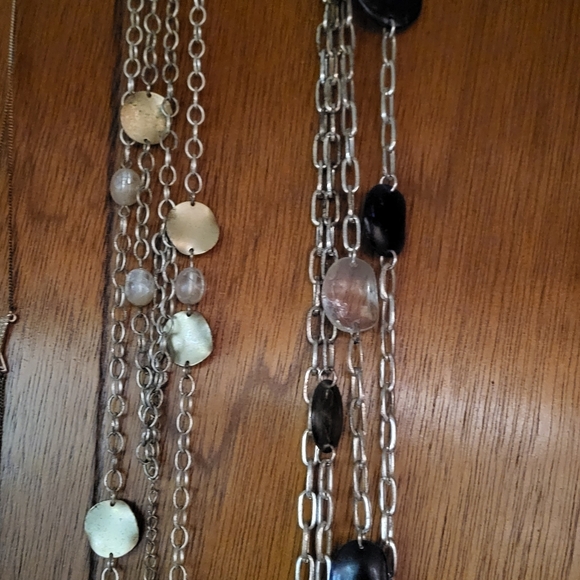 Jewelry - Elegant Silver and Black Women's Statement Necklaces